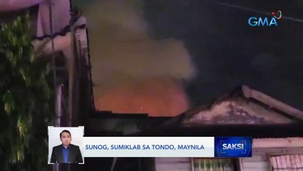 Sunog, sumiklab sa Tondo, Maynila | Saksi