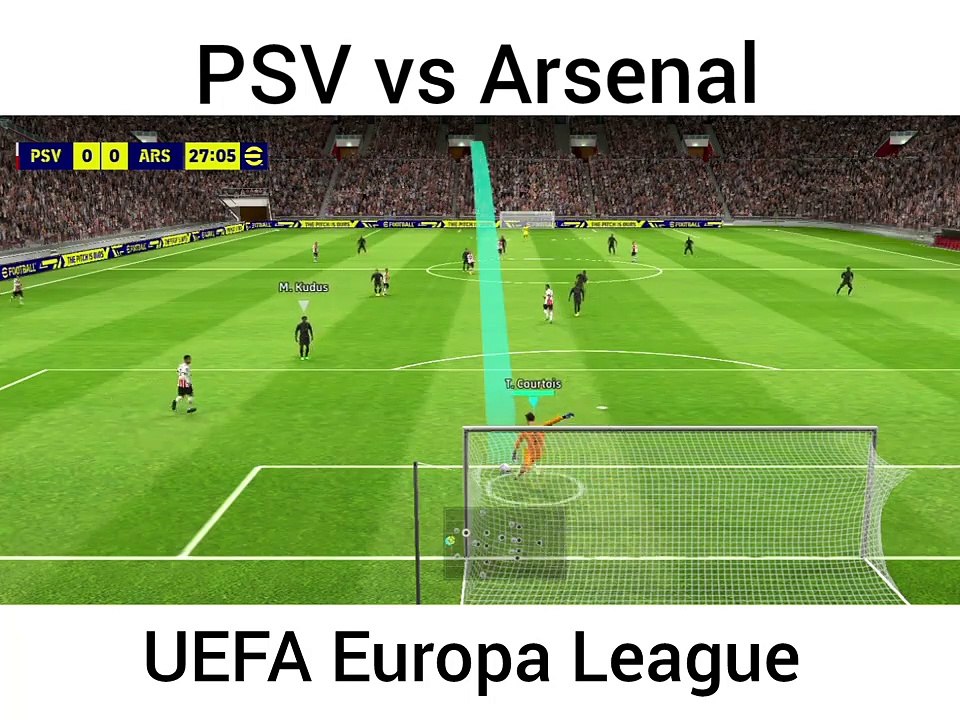 PSV vs Arsenal UEFA Europa League.