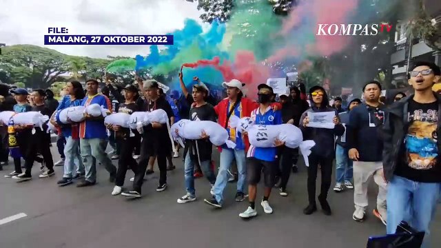Ribuan Aremania Unjuk Rasa Desak Tragedi Kanjuruhan Diusut Tuntas, Bawa 9 Tuntutan