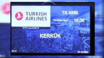Türkiye'den Kerkük'e ilk uçuş gerçekleşti