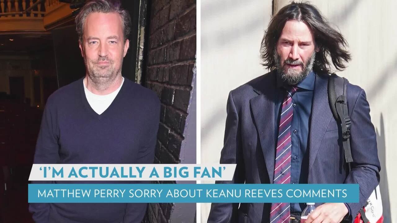 Matthew Perry Apologizes After Questioning Why Keanu Reeves 'Still Walks Among Us'