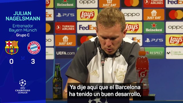 CHAMPIONS LEAGUE | NAGELSMANN: Ahora en la EUROPA LEAGUE pueden jugar una GRAN TEMPORADA | FC BARCELONA |AS