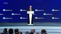 Putin dice que el dominio de Occidente “está llegando a su fin”