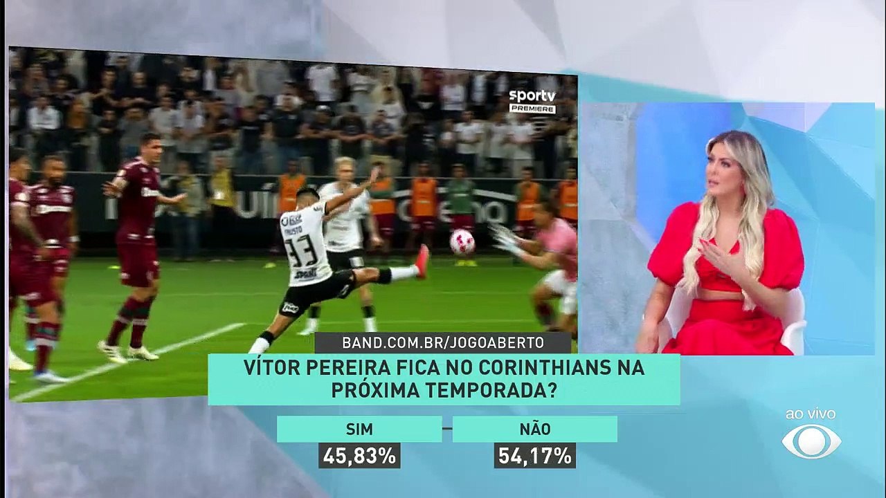 Denilson acredita que Vítor Pereira não fica no Corinthians 27/10/2022 15:08:13