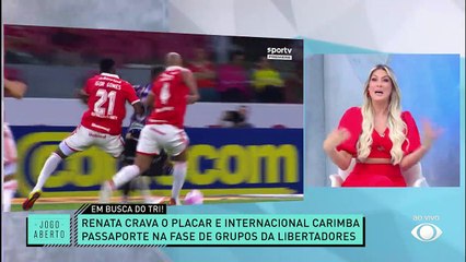 Renata Fan comemora vitória do Inter: “Sul-Americana não, eu vou para a Libertadores” 27/10/2022 15:08:31