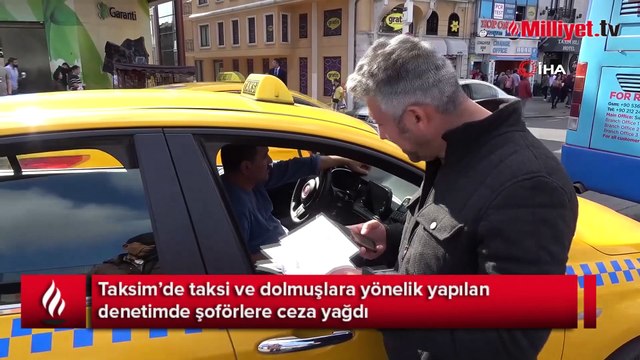 Taksim Meydanı’nda sivil trafik ekipleri tarafından denetim yapıldı