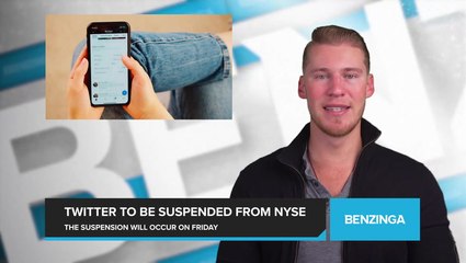 Twitter To Be Suspended From NYSE