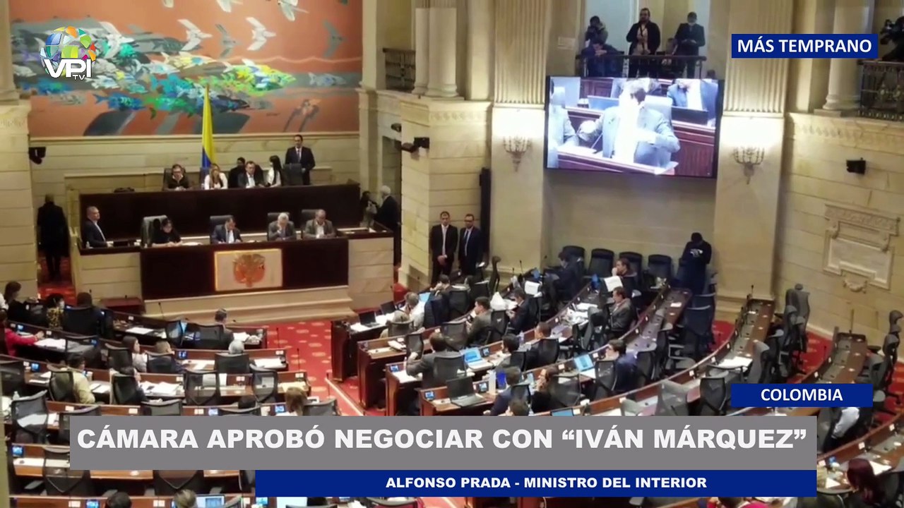 Representantes a Cámara en Colombia aprobó que se puede negociar con Iván Márquez - 27Oct @VPItv
