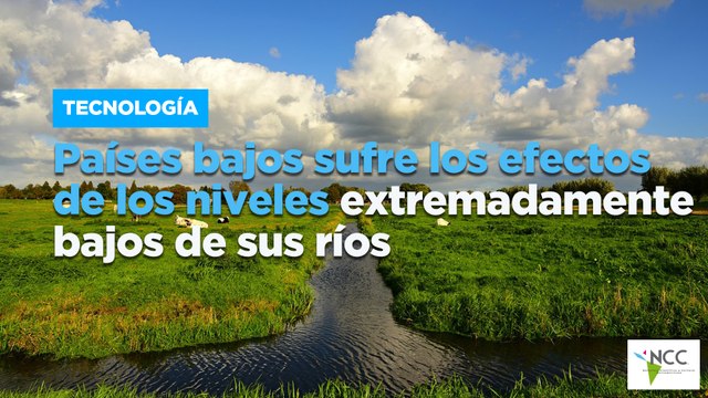 Países Bajos sufre los efectos de los niveles extremadamente bajos de sus ríos