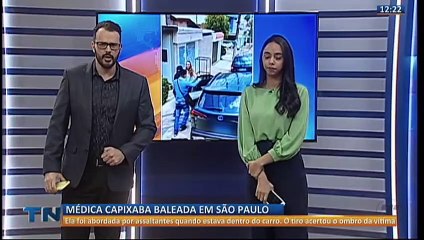 Médica capixaba é baleada em São Paulo