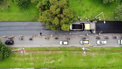 Obras en la avenida regional de Medellín
