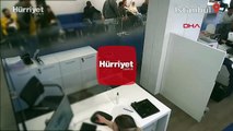 Banka hırsızları yurt dışına kaçarken yakalandı, hırsızlık anı kamerada