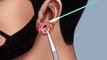 Ear piercing | Cleaning Big Hole Swollen Ear Piercing | Darsh Chettri