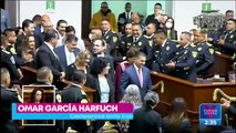 Omar García Harfuch comparece ante el Congreso de la CDMX