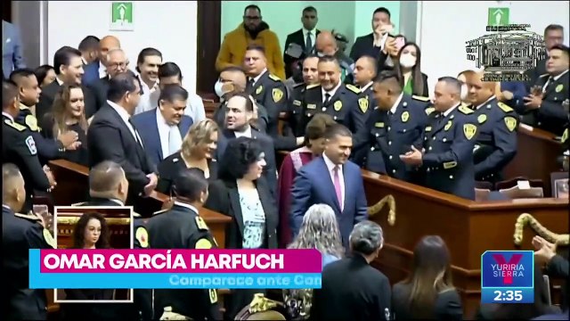 Omar García Harfuch comparece ante el Congreso de la CDMX