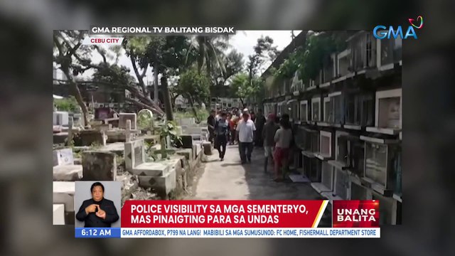 Police visibility sa mga sementeryo, mas pinaigting para sa Undas | UB