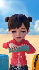 Krishna comedy video Summer_story_3d_carroon_animation_#shorts