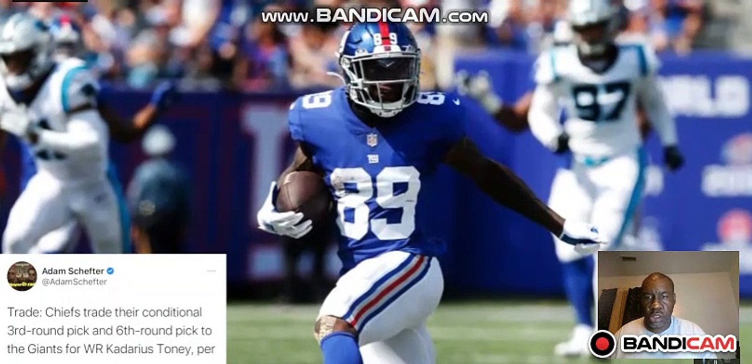 Breaking news: Kadarius Toney traded to the Chiefs