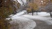 System brings first measurable snow of the season to the Denver area