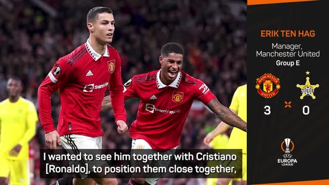 Ronaldo makes Rashford 'a real threat' for United - Ten Hag