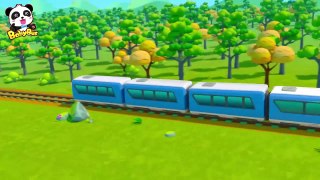 Super Panda and Super Train  Thomas Train  Nursery Rhymes  Kids Songs  BabyBus