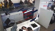 Banka hırsızları yurt dışına kaçarken yakalandı! Hırsızlık anı kamerada