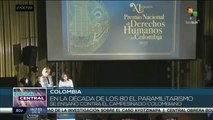 En Colombia reconocen legado de líderes sociales en la defensa de los DD.HH.