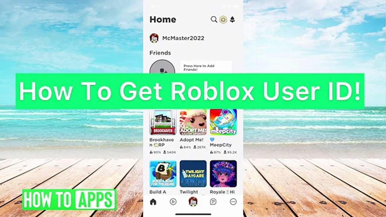 How To Get Your Roblox User ID On Mobile Video Dailymotion X720