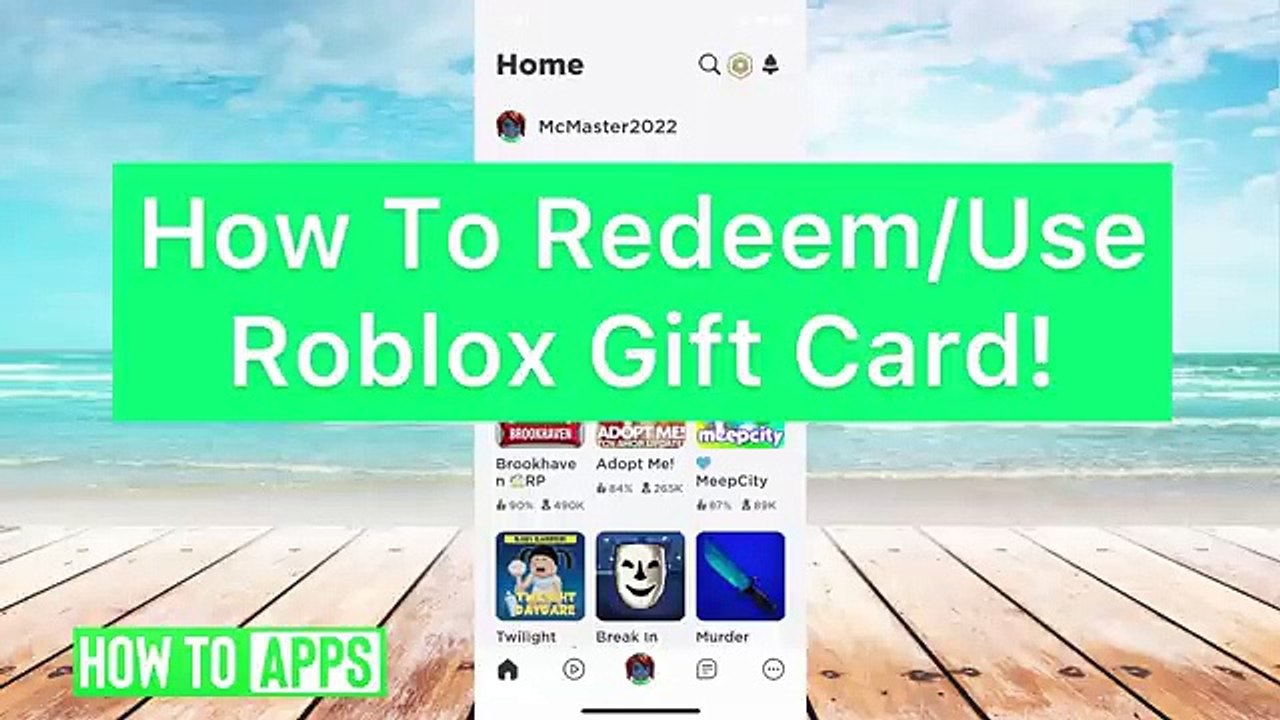 How To Redeem  Use Your Roblox Gift Card