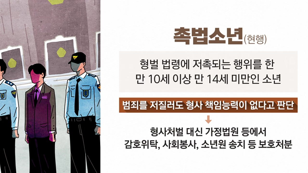 [뉴스라이브] 촉법소년 연령 하향에 찬반 여론...인권위 등 우려 이유는? / YTN