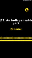 Editorial en inglés: JCE An indispensable pact