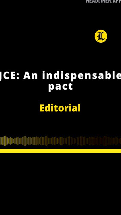 Editorial en inglés: JCE An indispensable pact