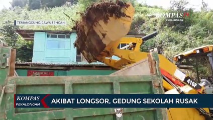 Akibat Longsor, Gedung Sekolah Rusak