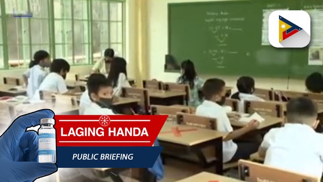 Sen. Go: Kaligtasan ng mga mag-aaral sa pagsisimula ng face-to-face classes sa Nobyembre, dapat tiyakin