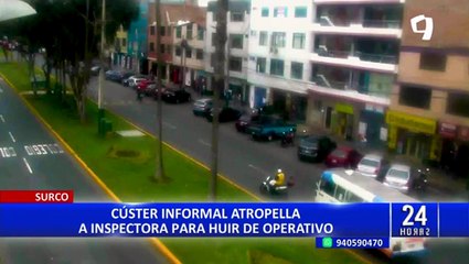 Surco: investigan a chofer y cobrador de cúster informal que desató persecución para evadir operativo