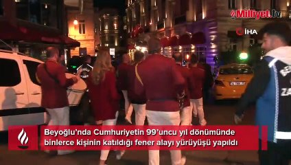 Beyoğlu’nda fener alayı yürüyüşü! "Heyecanlıyız, coşkuluyuz"