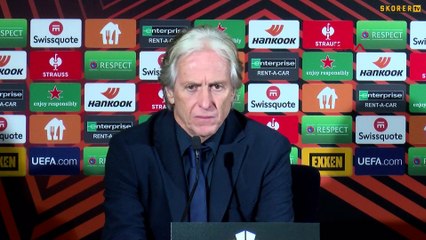 Jorge Jesus: 'Ona gösterilen tepkiler, bana gösterilmiştir'