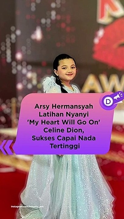 Arsy si pinter bangeeet, keren banget nih suara Arsy