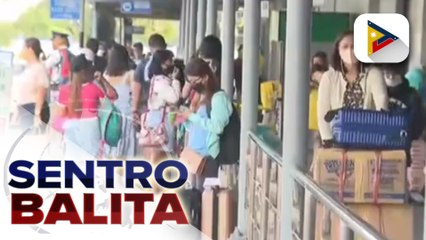 Ilang uuwi sa probinsiya para sa paggunita ng #Undas2022, maagang nagtungo sa NAIA ngayong araw