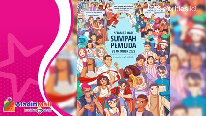 Bikin Bangga! Presiden Jokowi Hadirkan Kartun Edisi Hari Sumpah Pemuda, Tampilkan Dilan Cepmek hingga Saras 008