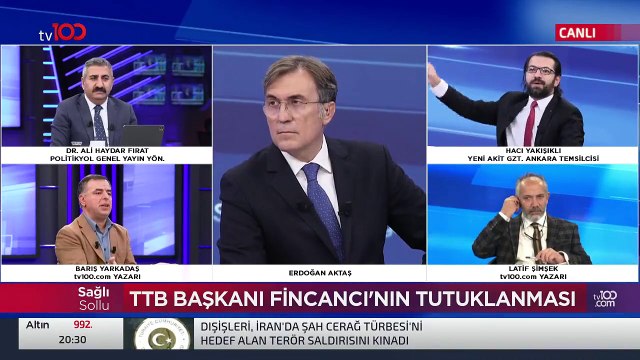 Barış Yarkadaş ile Hacı Yakışıklı arasında 'hukuk' tartışması: TTB Başkanı Şebnem Korur Fincancı'nın tutuklanması vatandaşın korunmasıdır