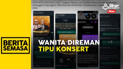 Polis tahan wanita kes tipu anjur konsert artis popular