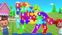 ABC Songs for Children - Little Babies Fun Play Learning Alphabets with Wooden Horse Puzzle Toy Set