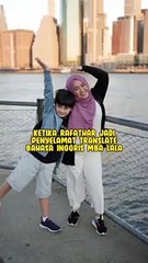 Rafathar bantuin mbak lala ngomong bahasa inggris di newyork #rafathar #nagitaslavina #raffiahmad