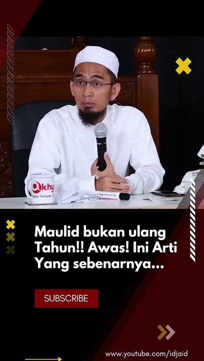 MAULID NABI BUKAN ULANG TAHUN - USTADZ ADI HIDAYAT