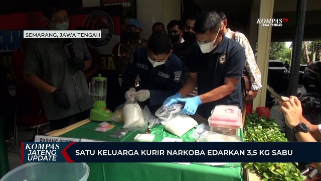 Satu Keluarga Kurir Narkoba, Akan Edarkan 3,5 Kg Sabu