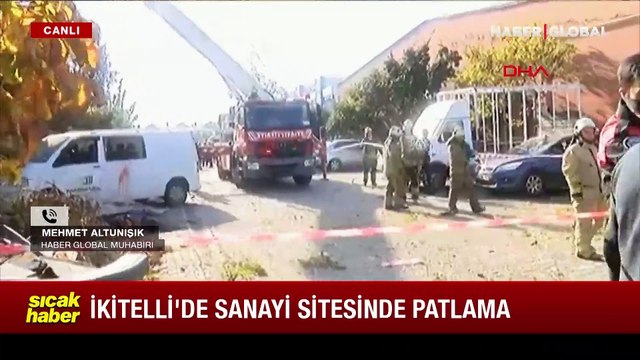 İkitelli Sanayi Sitesi'nde patlama: 1 kişi hayatını kaybetti, yaralılar var