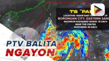 TS #PaengPH, napanatili ang lakas habang papalapit sa Samar