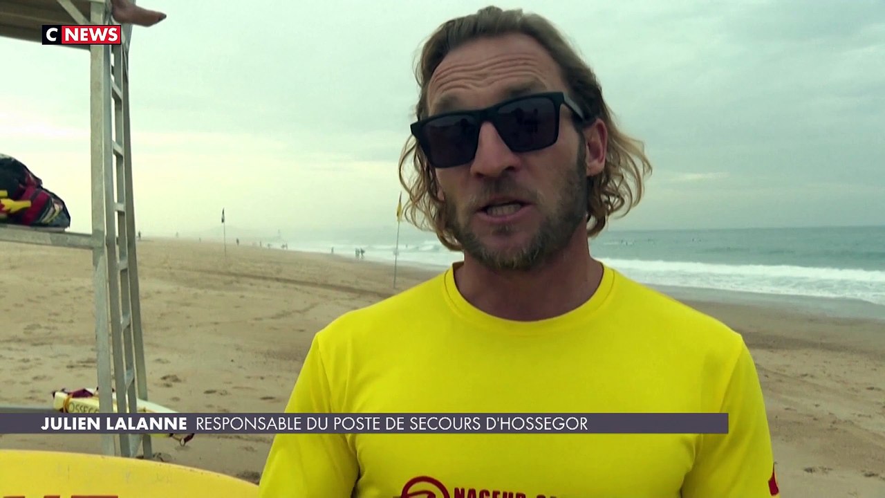 Des communes littorales landaises ont dû étendre la surveillance de leurs plages jusqu'à fin octobre en raison de la vague de chaleur actuelle - VIDEO