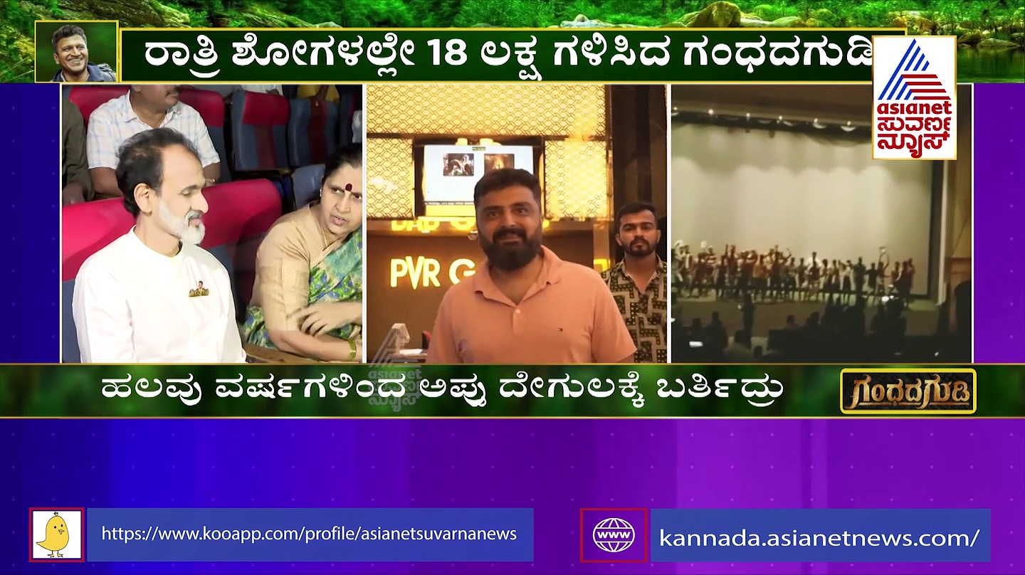 ಕಲೆಕ್ಷನ್.. ಚಂದನವನದಲ್ಲಿ ಹೊಸ ದಾಖಲೆ ಬರೆದ 'ಗಂಧದ ಗುಡಿ'